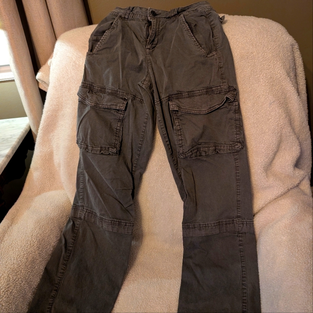 Grey cargo pants